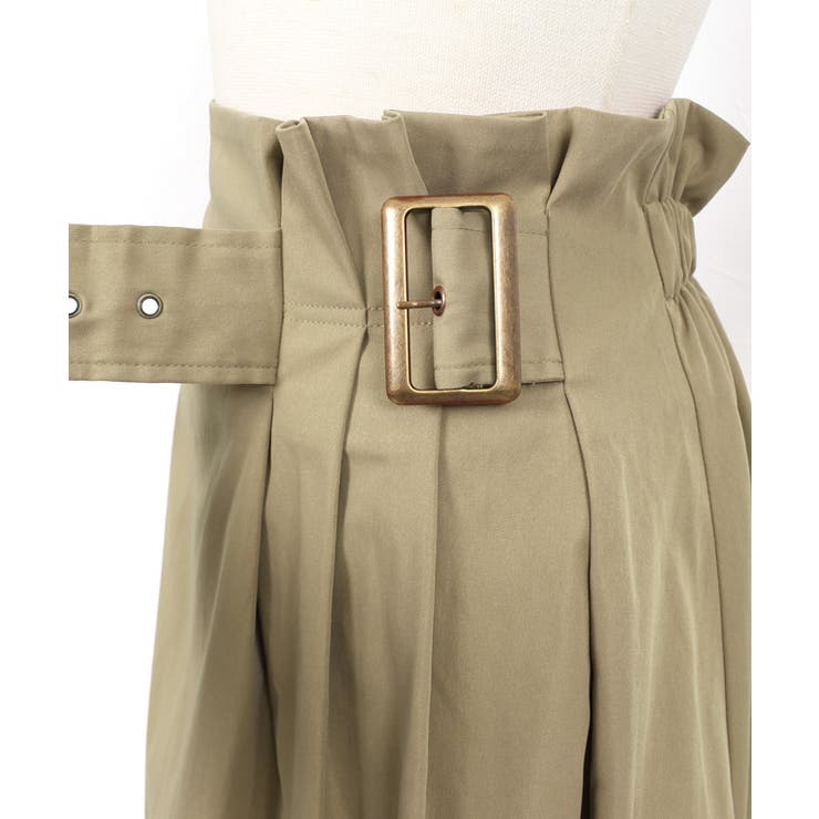 ラップ風フレアスカート スカート フレアスカート ラップスカート ミモレスカー | Pierrot | 詳細画像6 