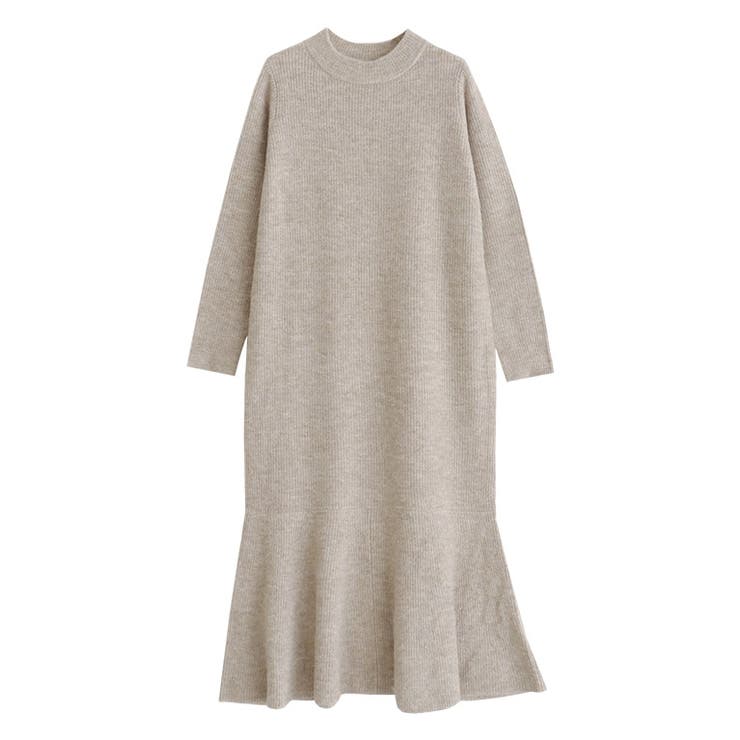 美品 マックスマーラ タートルネック リブ ロングニット