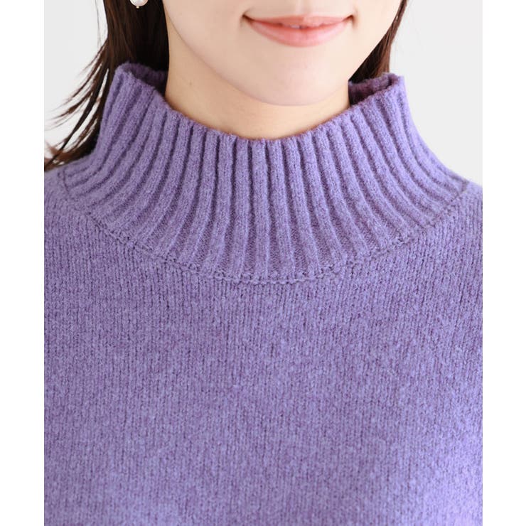 選べる2ネッククロップド丈ニット ニット セーター | Pierrot | 詳細画像7 