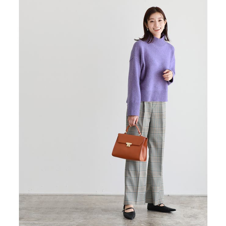 選べる2ネッククロップド丈ニット ニット セーター | Pierrot | 詳細画像27 