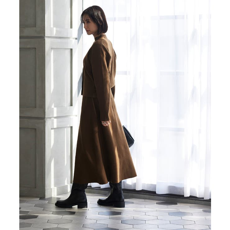 【RASW】総針ニットフレアワンピース ワンピース ワンピ 総針編み ニット | Pierrot | 詳細画像17 