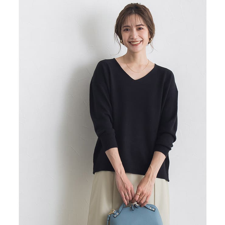 (未使用･未開封品)　PIERROT qdkdu57 Vネックオーバーサイズニット ニット セーター Vネック オーバー