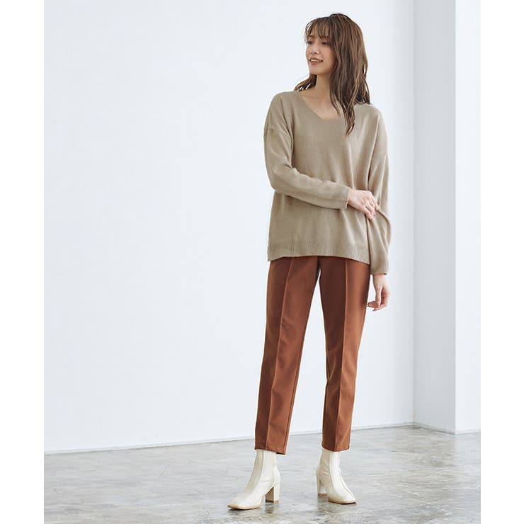 Vネックオーバーサイズニット ニット セーター Vネック オーバーサイズ | Pierrot | 詳細画像10 