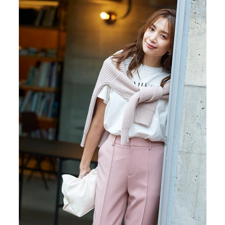 ピンタックストレートパンツ テーパードパンツ スラックス | Pierrot | 詳細画像10 