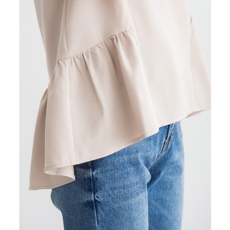 フレア切り替え半袖セットアップ セットアップ フリル | Pierrot | 詳細画像8 