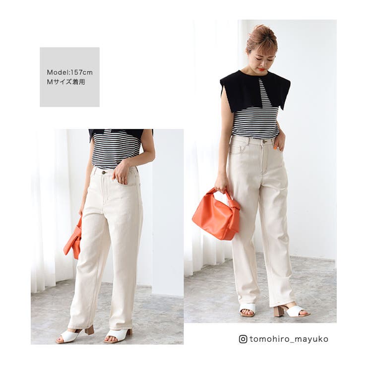 ルーズテーパードパンツ パンツ デニム | Pierrot | 詳細画像4 