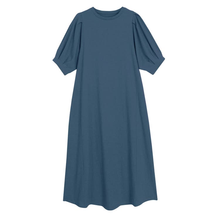 ブルーグリーン | パフスリーブワンピース ワンピース ワンピ | Pierrot