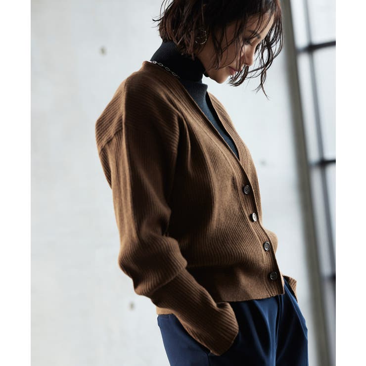 【RASW】クロップド丈リブニットカーディガン カーディガン | Pierrot | 詳細画像15 