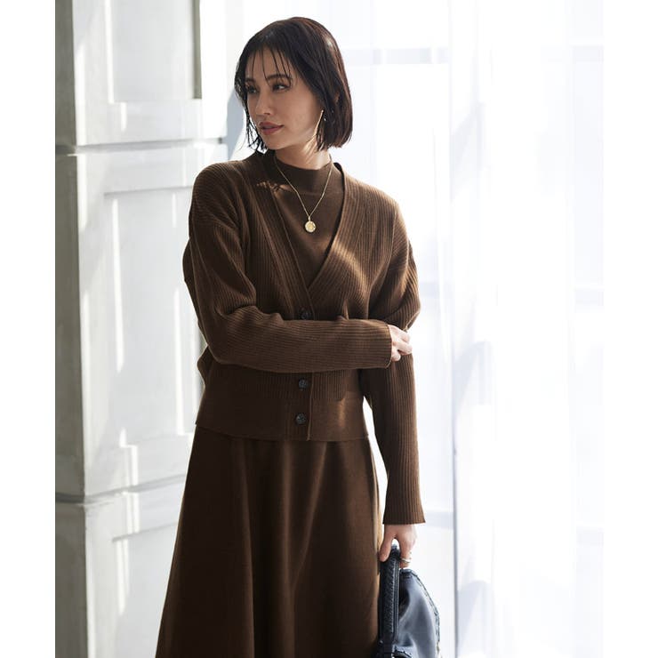 【RASW】クロップド丈リブニットカーディガン カーディガン | Pierrot | 詳細画像16 