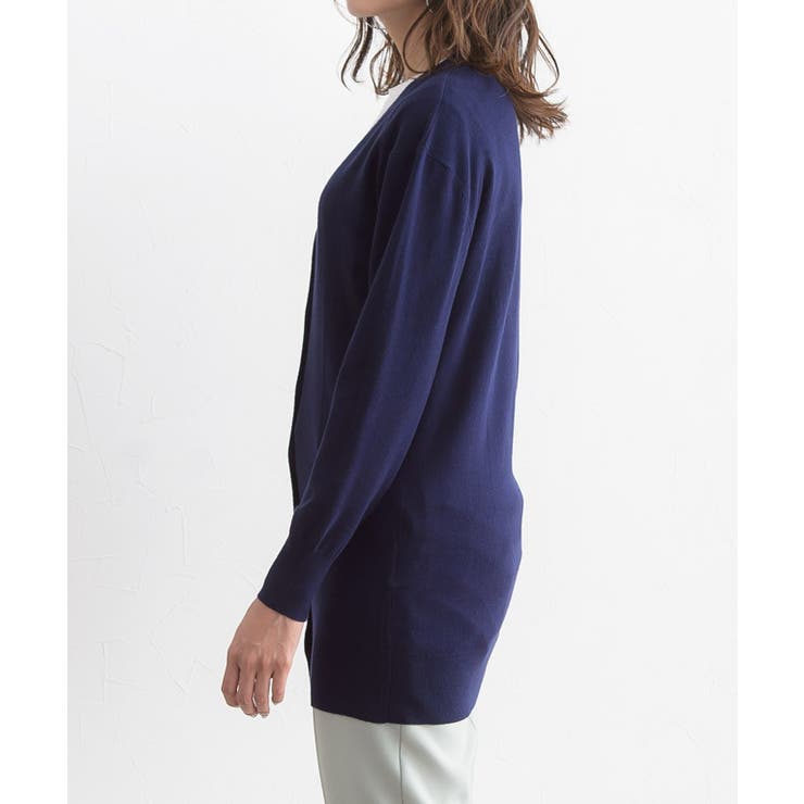 2丈シルクタッチカーディガン ニットカーディガン ニット ウォッシャブル | Pierrot | 詳細画像10 