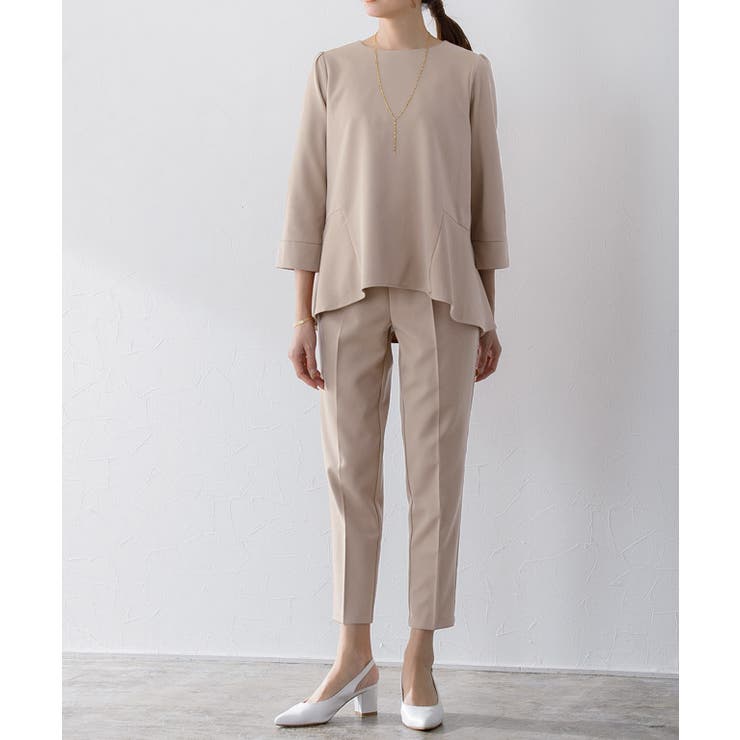 バックフレアセットアップ セットアップ  パンツ[品番：PRTW0002815]｜Pierrot（ピエロ）のレディースファッション通販｜SHOPLIST（ショップリスト）