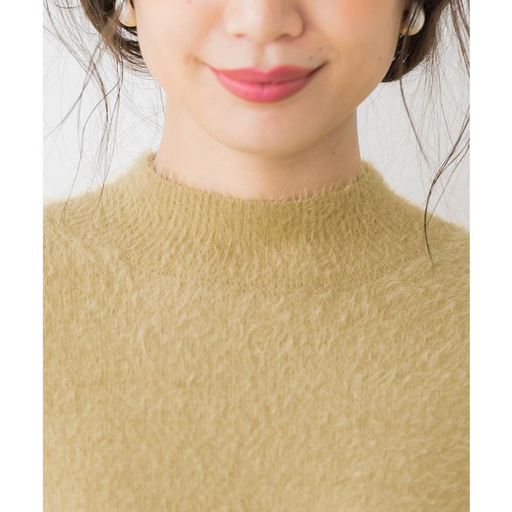 シャギーハイネックバルーン袖ニット ニット シャギー ハイネック バルーン袖 | Pierrot | 詳細画像4 