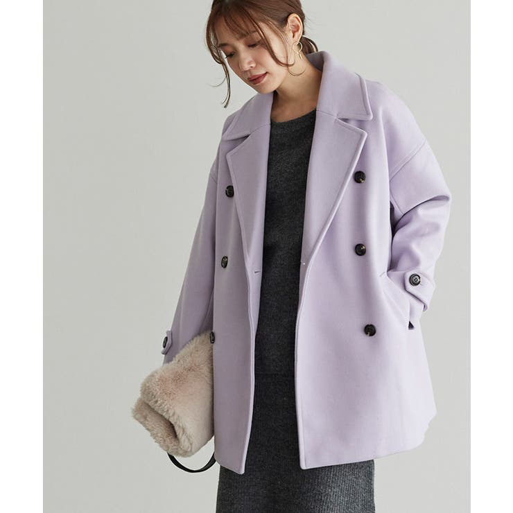 ショート丈コート Pコート ピーコート コート アウター ショートアウター シ 品番 Prtw Pierrot ピエロ のレディース ファッション通販 Shoplist ショップリスト