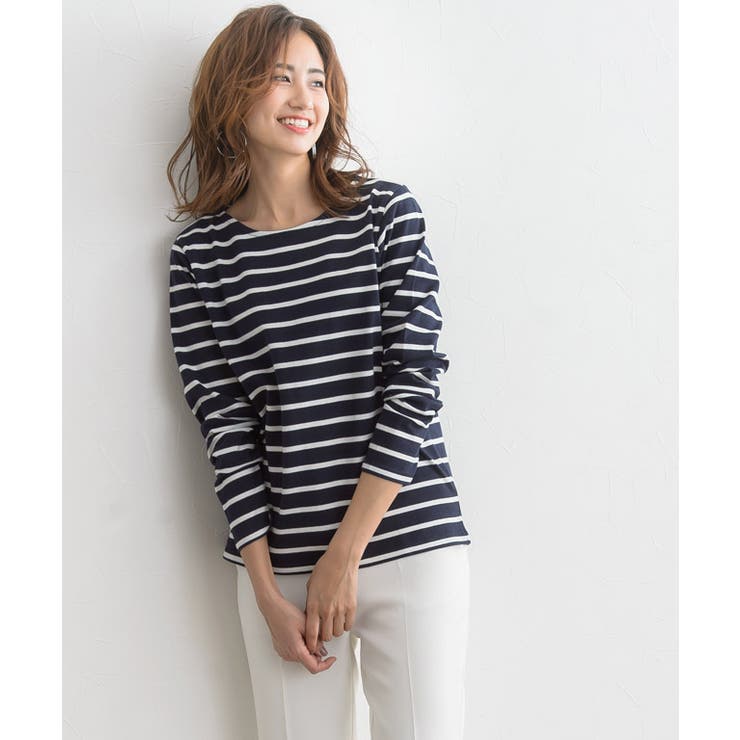 綿100 地厚長袖カットソー Tシャツ カットソー 長袖 ロンt 綿100 品番 Prtw Pierrot ピエロ のレディースファッション通販 Shoplist ショップリスト