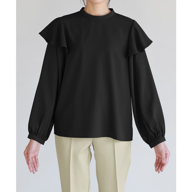 フレアショルダーブラウス ブラウス フレア | Pierrot | 詳細画像8 