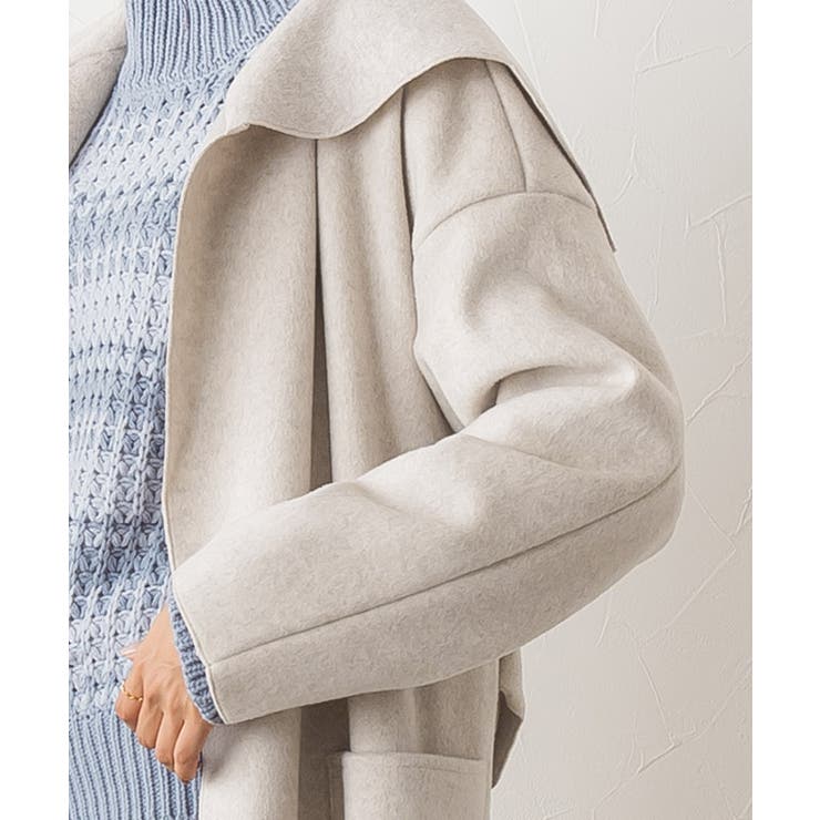 ダブルフェイスセーラーカラーコート コート ロングコート アウター | Pierrot | 詳細画像5 