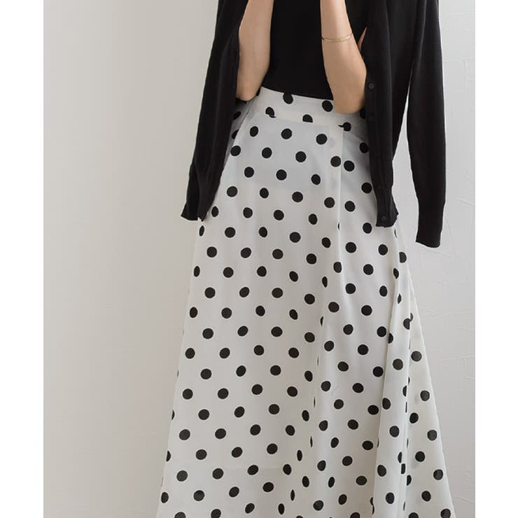 高円寺 即興購入 ドット柄 ロングスカート vintage long skirt 70～80s F.A.D long skirt made in USA エジプト柄ロング