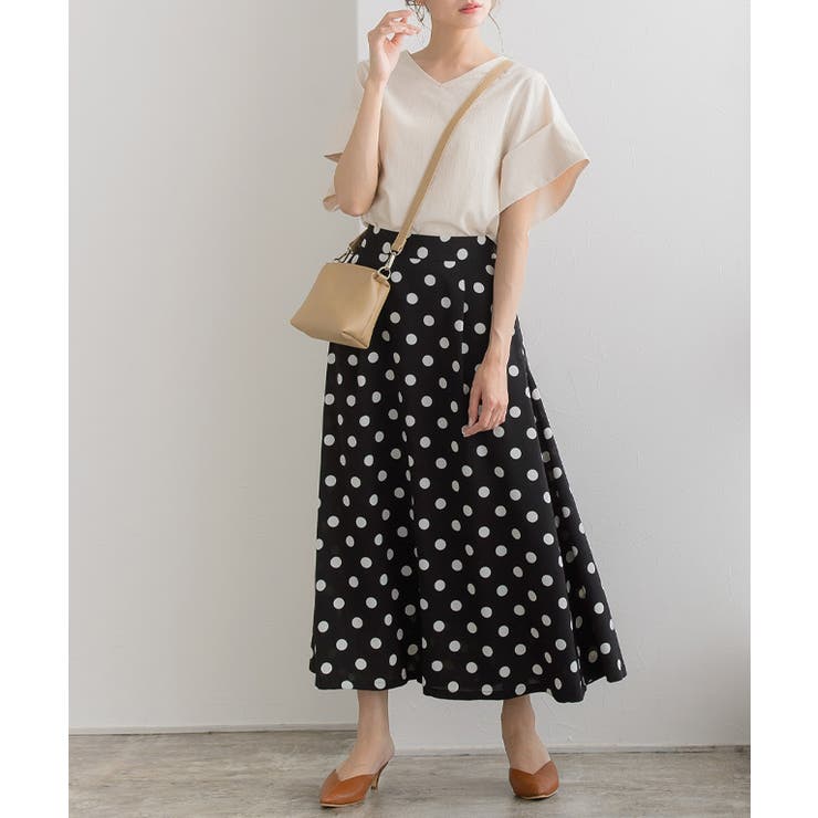 ドット柄ロングスカート ロングスカート フレアスカート マーメイド ロング | Pierrot | 詳細画像8 