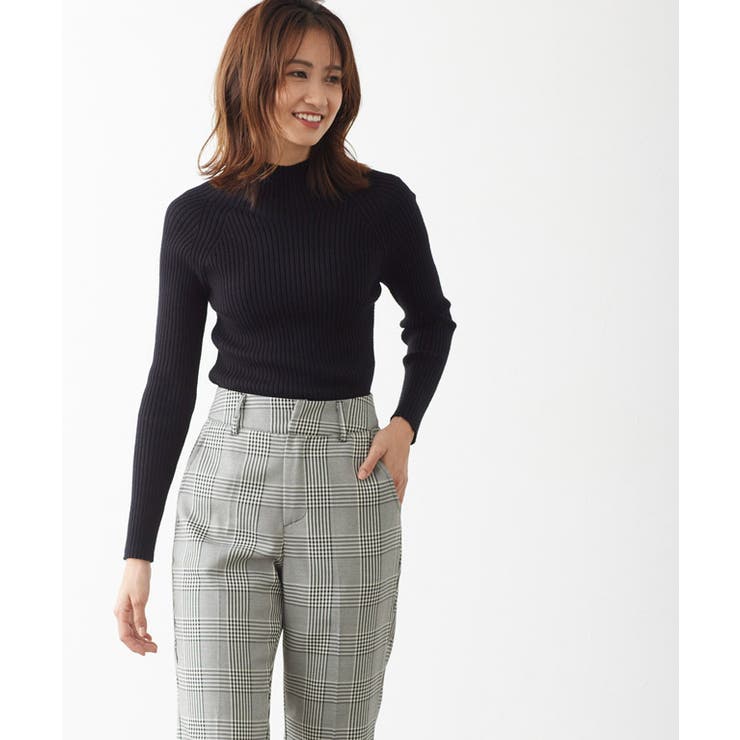 チェック柄セミフレアパンツ パンツ チェック チェック柄 セットアップ | Pierrot | 詳細画像9 