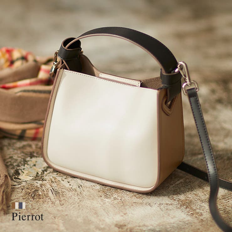 ラム革風配色ミニバッグ バッグ フェイクレザー ミニバッグ ショルダー カバン 品番 Prtw0002201 Pierrot ピエロ のレディースファッション通販 Shoplist ショップリスト