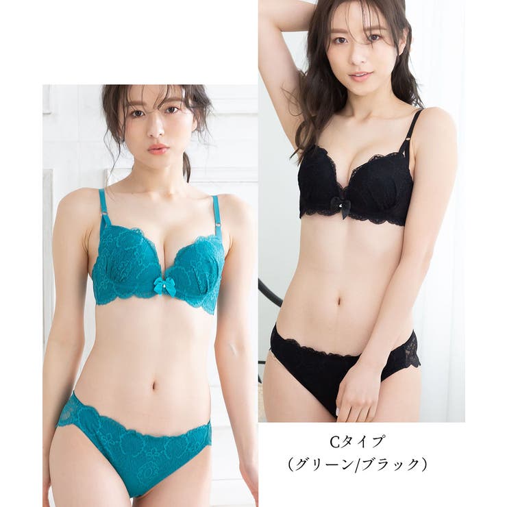 5通りから選べる！2SET福袋 総レースブラ＆ショーツセット smf