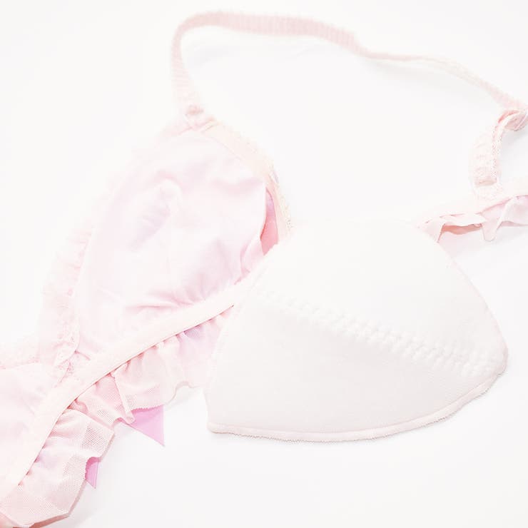 【ナルエー】 パステルチェックノンワイヤーブラ 下着 | PINK PINK PINK | 詳細画像4 