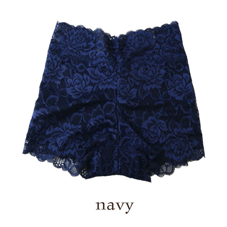 ネイビー | 総レース骨盤引締めショーツガードル rz | PINK PINK PINK