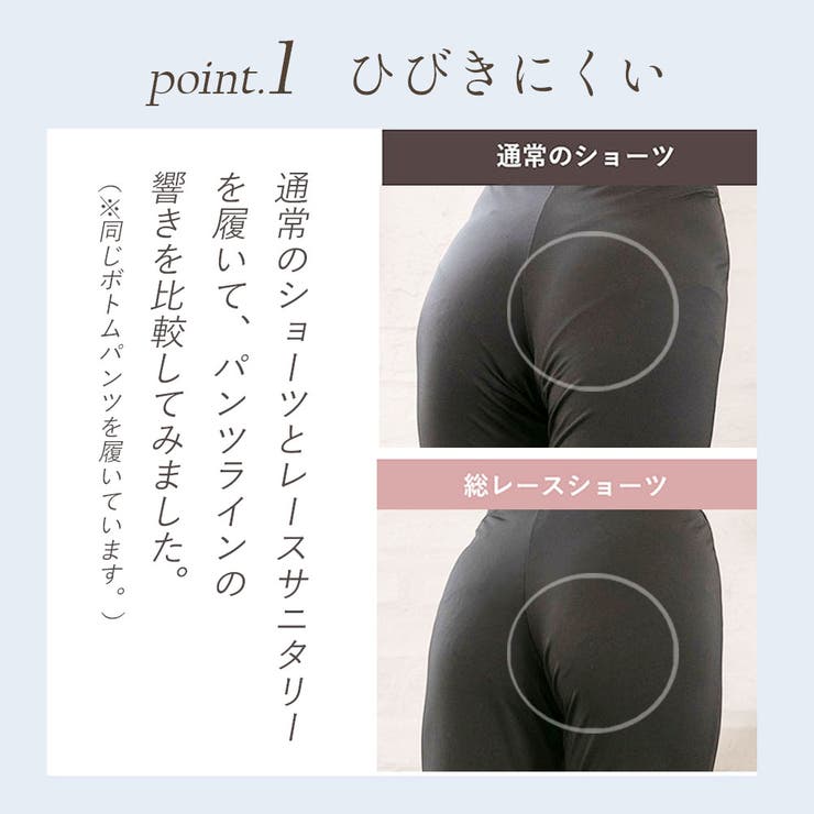 吸水ショーツ 総レース サニタリーショーツ | PINK PINK PINK | 詳細画像8 