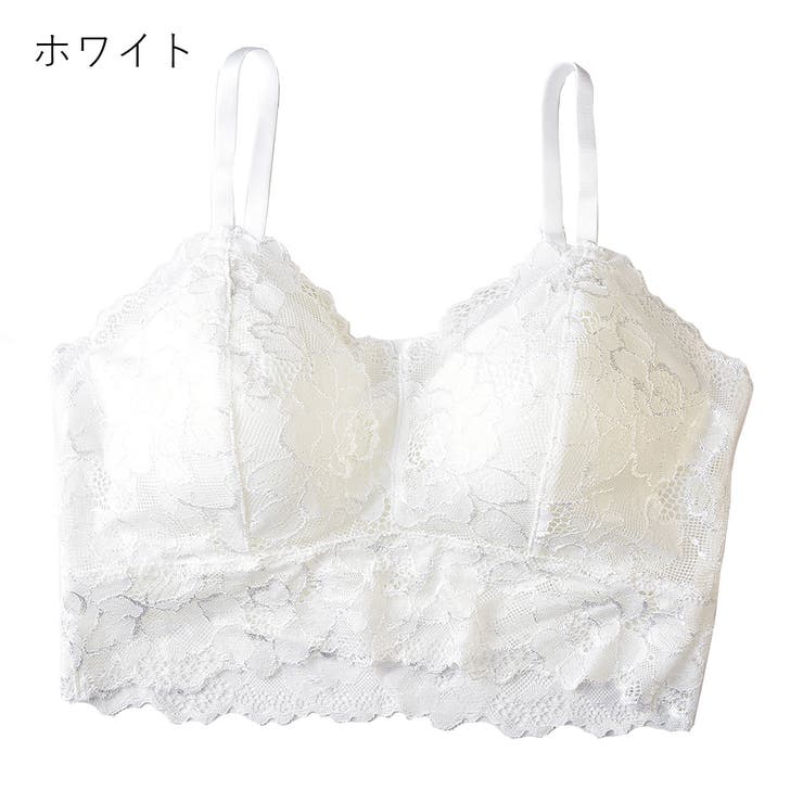総レースノンワイヤーブラトップ[品番：PPPU0000903]｜PINK PINK
