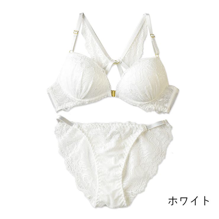 フロントホック背中見せレースブラ ショーツセット セクシーランジェリー 下着 品番 Pppu Pink Pink Pink ピンクピンクピンク のレディースファッション通販 Shoplist ショップリスト