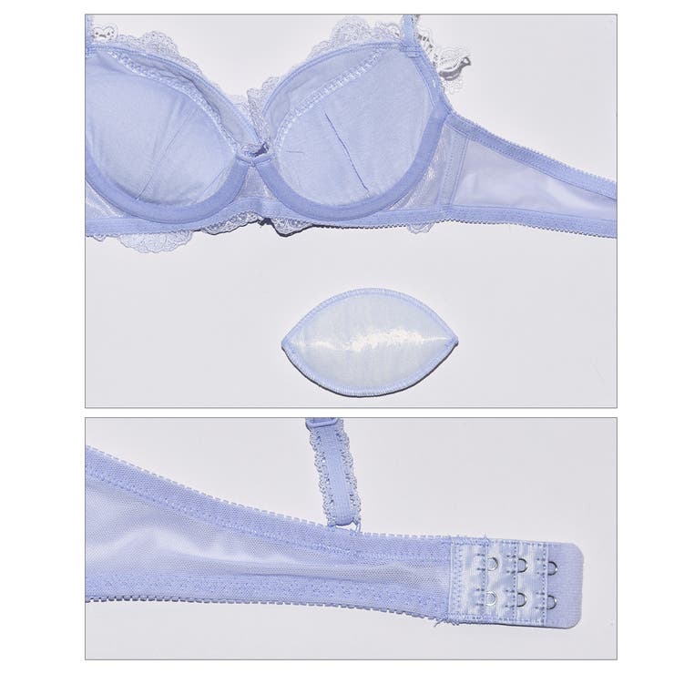 リリアージュココ ロイヤルブルーブラ＆ショーツセット セクシーランジェリー | PINK PINK PINK | 詳細画像5 