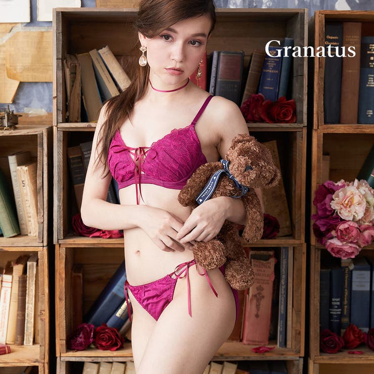 Granatus グラナティス リンドールブラ＆ショーツセット | PINK PINK PINK | 詳細画像1 