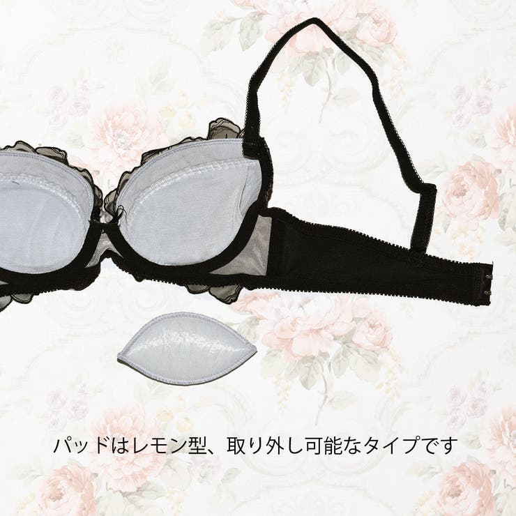 ドルチェフィオラ フラワーフラワーブラ＆ショーツセット セクシーランジェリー | PINK PINK PINK | 詳細画像3 