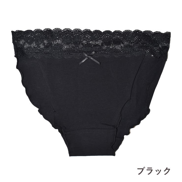 ブラック | ウエストレース コットン 足口開放 | PINK PINK PINK
