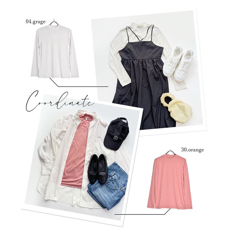 ガーゼフライスハイネック長袖シャツ トップス 長袖 | PINK PINK PINK | 詳細画像9 