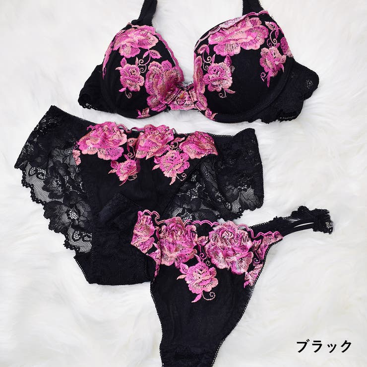 下着 インナー ブラ＆ショーツセット[品番：PPPU0004278]｜PINK
