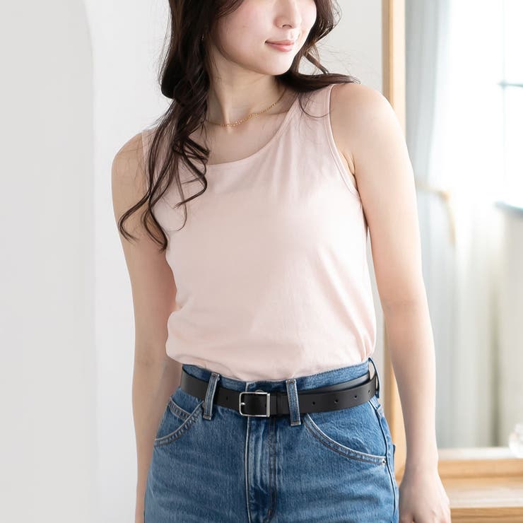 3枚セット コットン100％コーマ糸のシンプル定番タンクトップ M | PINK PINK PINK | 詳細画像14 