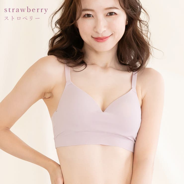 ストロベリー | ノンワイヤー ブラジャー ひびきにくい | PINK PINK PINK
