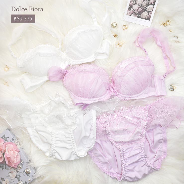 Dolcefiora ドルチェフィオラ エアリープリンセスブラ＆ショーツセット | PINK PINK PINK | 詳細画像1 