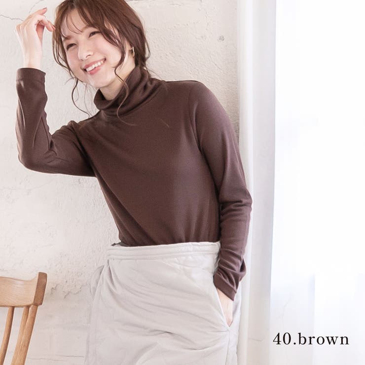 カットソー 長袖 タートルネック | PINK PINK PINK | 詳細画像9 