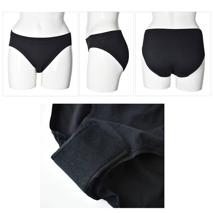 【3枚セット】(浅履きタイプ)(5cc)シークレットケア 吸水ショーツ 消臭抗菌 | PINK PINK PINK | 詳細画像3 