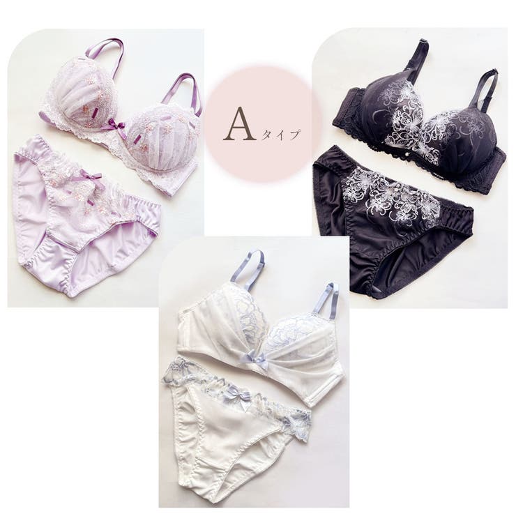 中身の見える福袋 ノンワイヤーブラショーツ3本セット 選べる福袋 | PINK PINK PINK | 詳細画像10 