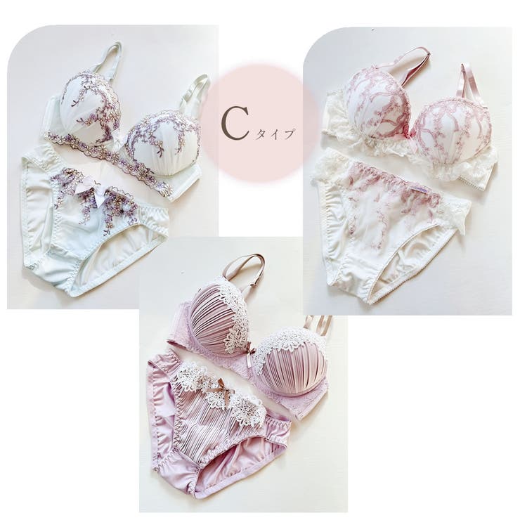 中身の見える福袋 ノンワイヤーブラショーツ3本セット 選べる福袋 | PINK PINK PINK | 詳細画像12 