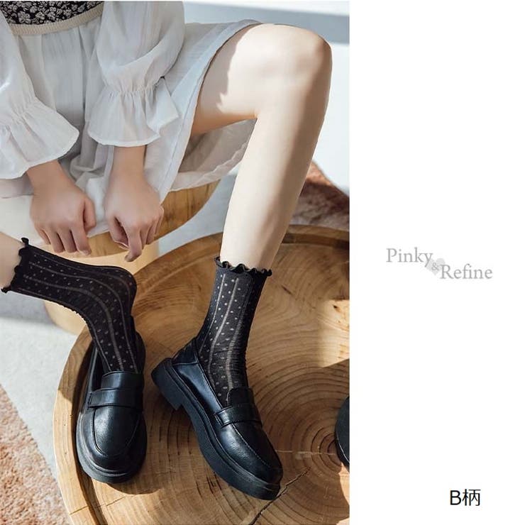 お洒落ソックス 靴下 SOCKS | Pinky&Refine | 詳細画像6 