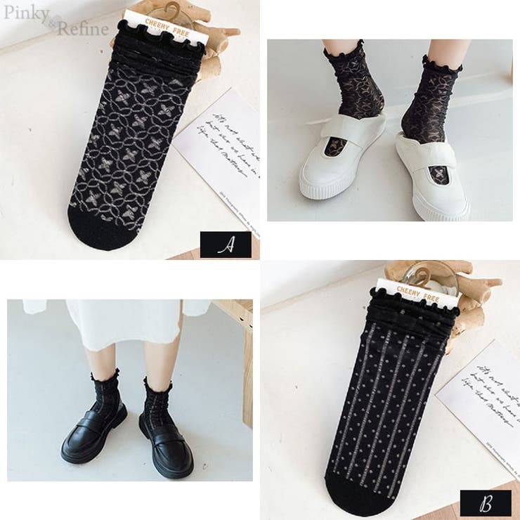 お洒落ソックス 靴下 SOCKS | Pinky&Refine | 詳細画像9 