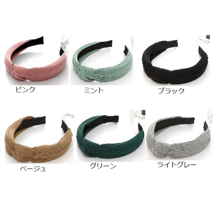 ジャージ素材 ターバンに見えるカチューシャ ヘッドアクセ | Pinky&Refine | 詳細画像2 