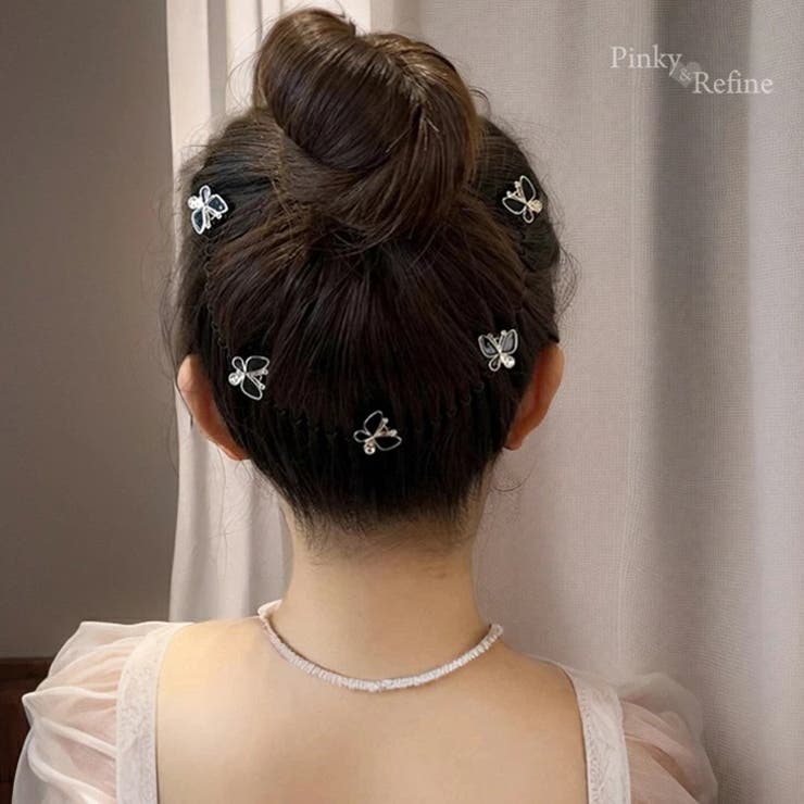 2WAY U字型ヘアピンカチューシャ モチーフ付 | Pinky&Refine | 詳細画像9 