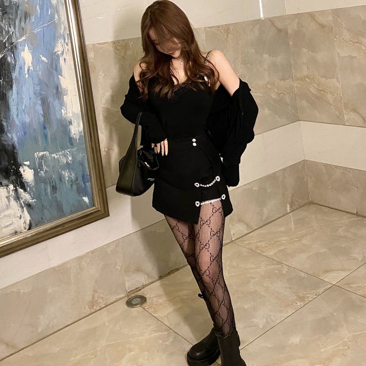 小さめG柄 美脚ストッキング セクシー | Pinky&Refine | 詳細画像4 