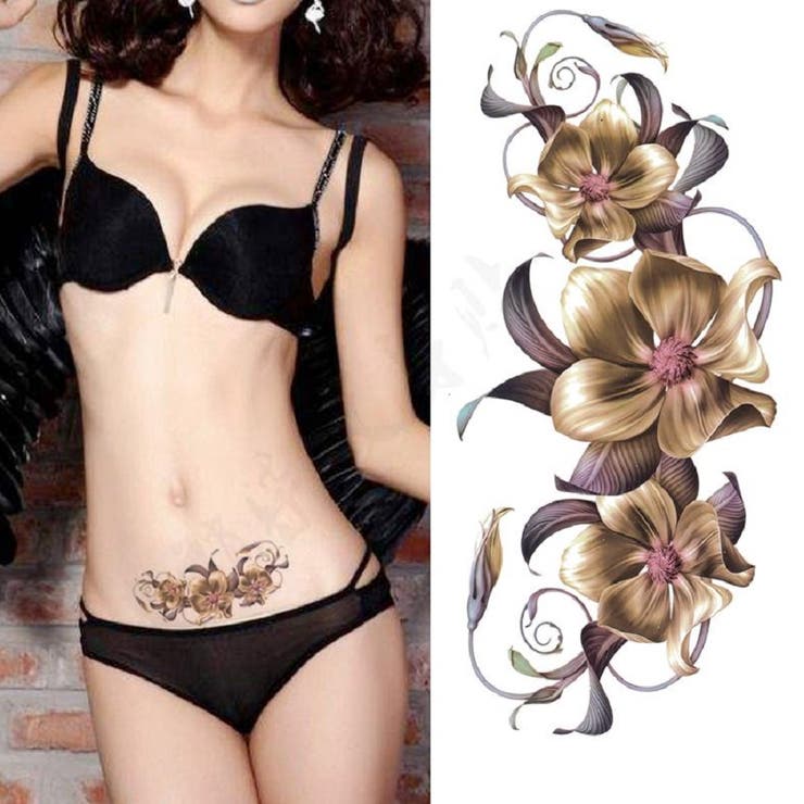 タトゥーシール クール華 ボディシール | Pinky&Refine | 詳細画像1 