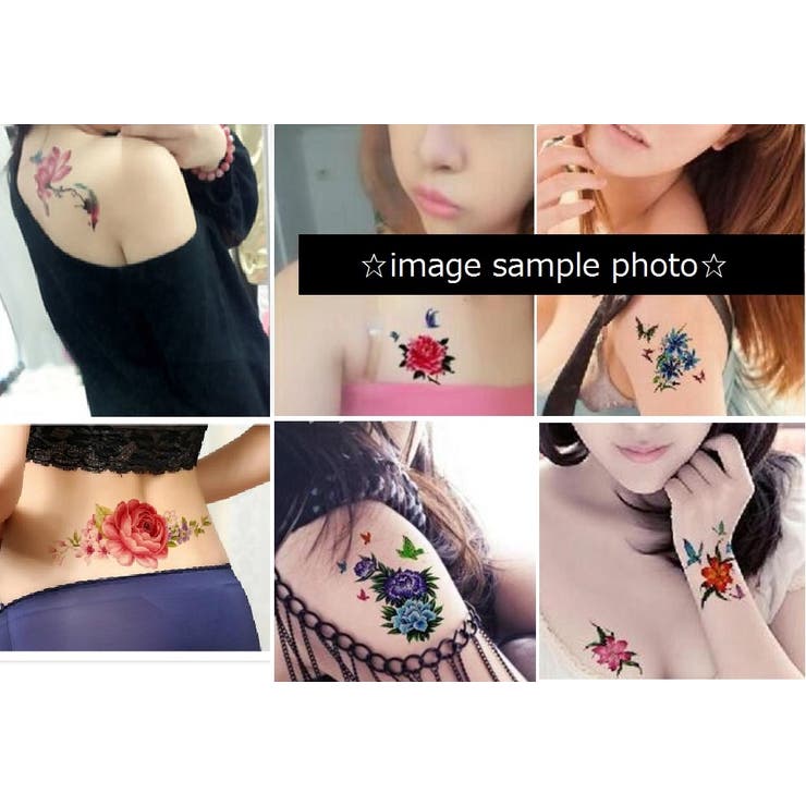タトゥーシール 古典花 ボディシール | Pinky&Refine | 詳細画像8 
